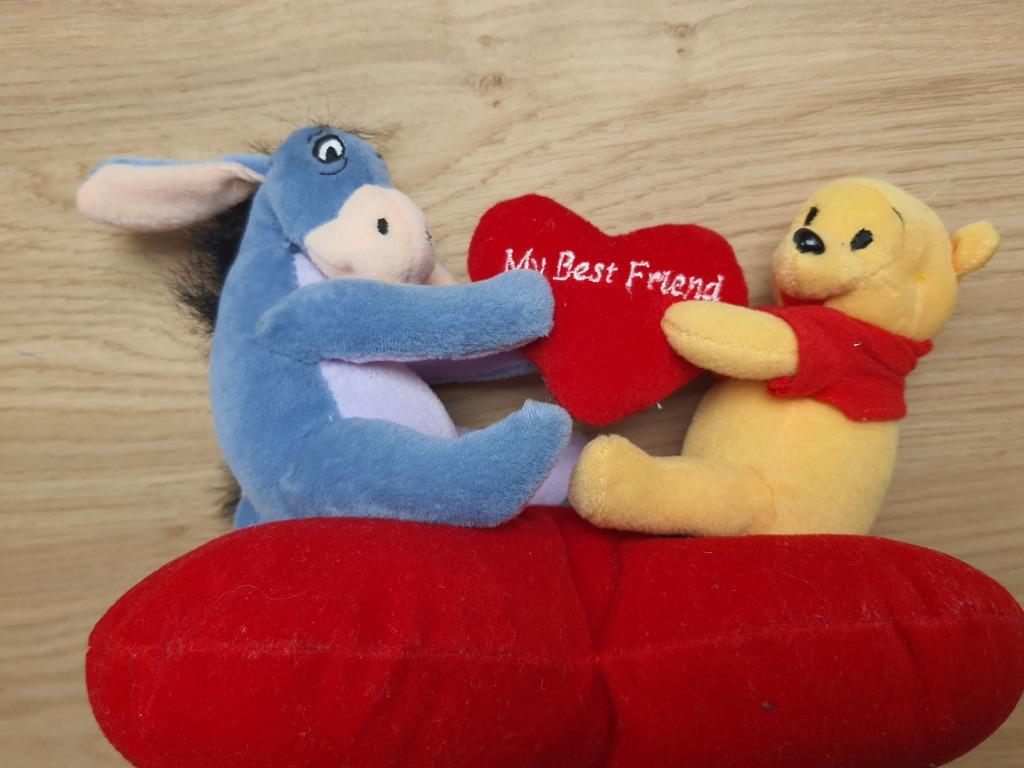 Disney knuffel winnie the pooh, my best friend, Verzamelen, Ophalen, Winnie de Poeh of vrienden, Zo goed als nieuw, Knuffel