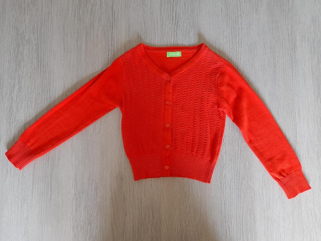Rood/oranje golfje Lily Balou 110/116, Kinderen en Baby's, Lily Balou, Meisje, Trui of Vest, Ophalen of Verzenden