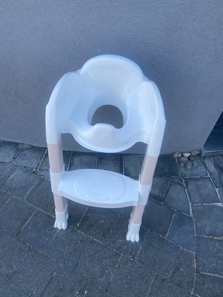 Wc bril verkleiner met trapje, Kinderen en Baby's, Ophalen, Zo goed als nieuw