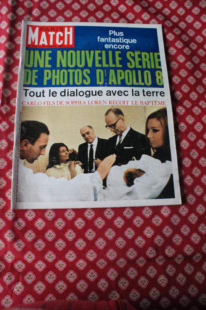 Paris Match - N 1028 - du 18 janvier 1969 - Apollo 8 -, Ophalen of Verzenden, Gelezen, Krant