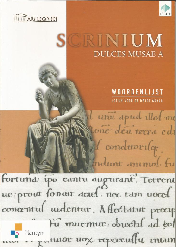 Scrinium Dulces Musae A woordenlijst 3de graad, Plantyn, Nieuw, Ophalen of Verzenden, Latijn