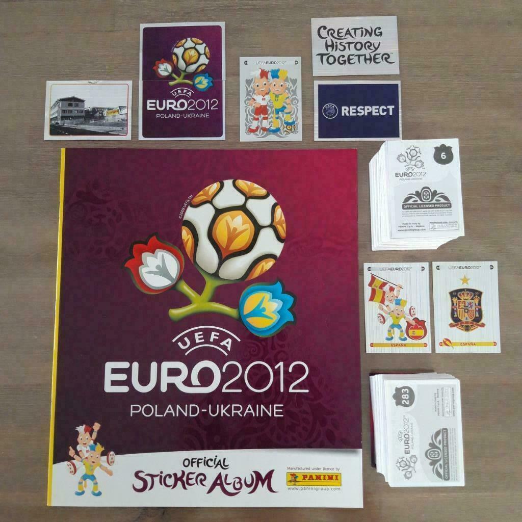 Panini EURO 2012 Leeg album + volledige stickerset, Verzamelen, Ophalen of Verzenden, Nieuw, Poster, Plaatje of Sticker