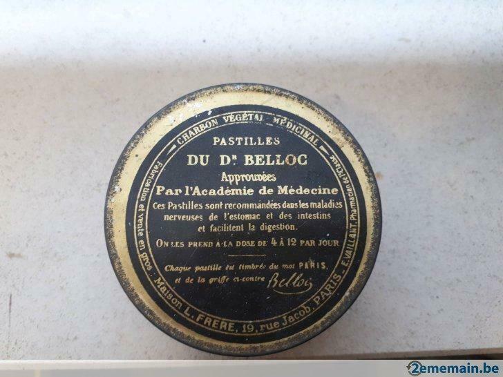BOITE DE PHARMACIE, médicament pastilles du Dr Belloc, Collections, Enlèvement ou Envoi, Utilisé