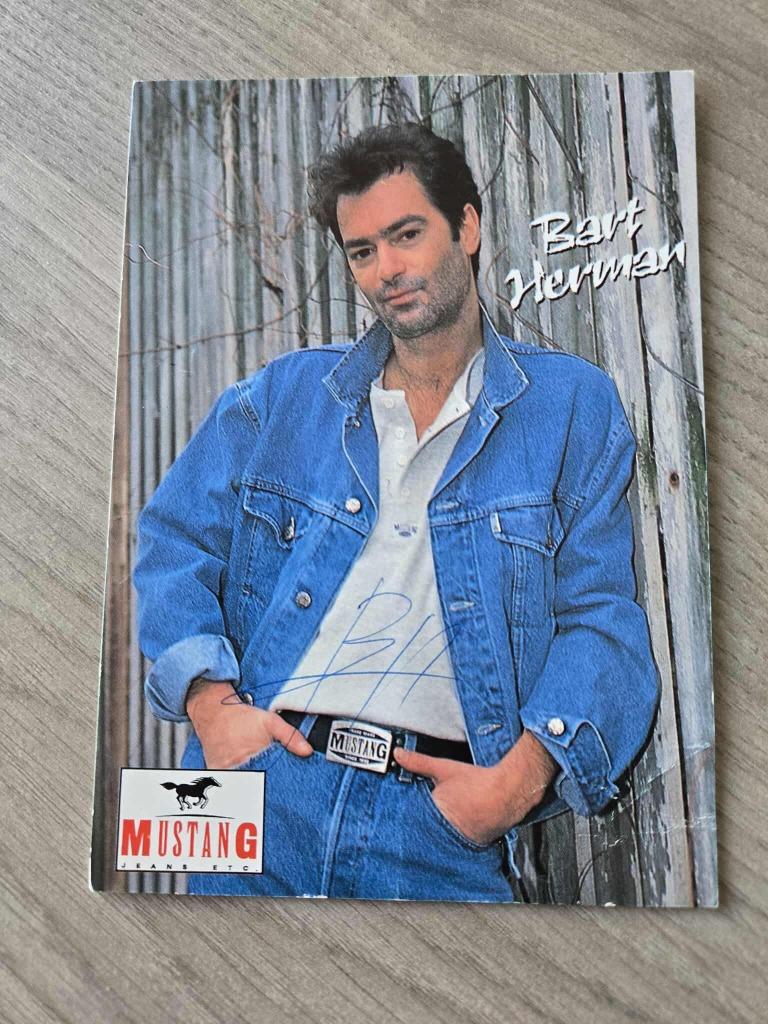 Bart Herman gesigneerde kaart, Verzenden, Gebruikt, Prent