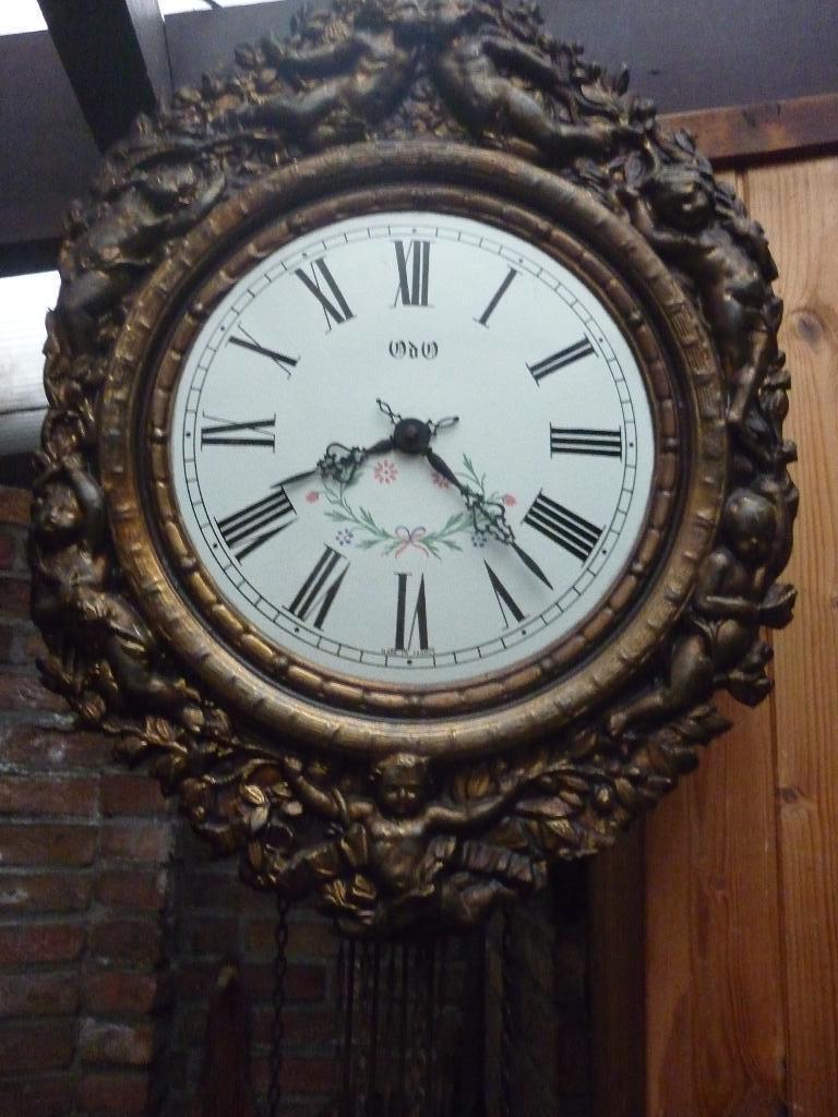 Cloche comtoise française avec balancier harpe, Antiquités & Art, Enlèvement