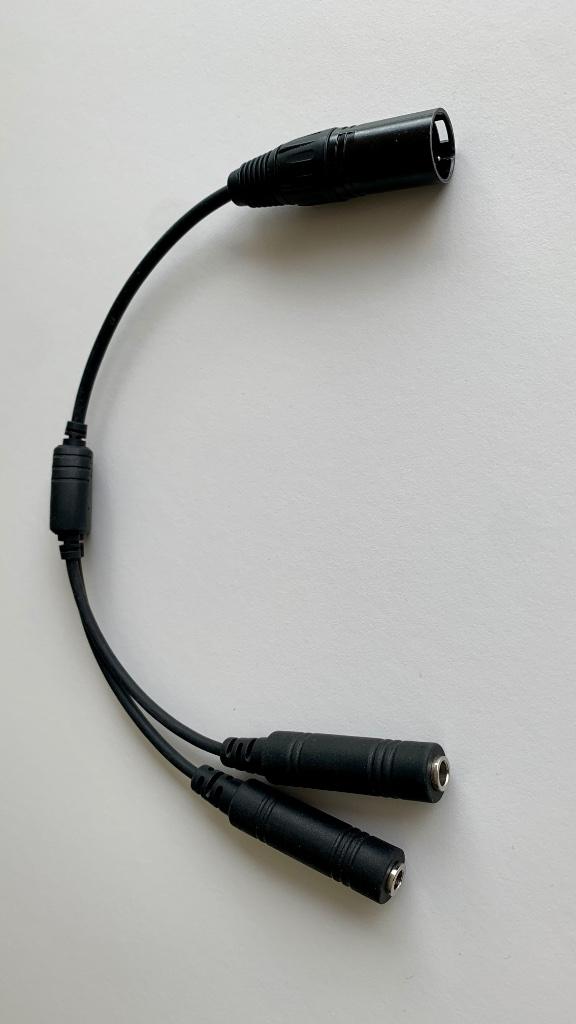 BOSE A20 TWIN PLUG to XLR adapter, Enlèvement ou Envoi, Comme neuf