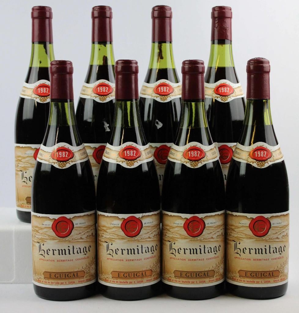 HERMITAGE 1982, Verzamelen, Wijnen, Ophalen, Frankrijk, Zo goed als nieuw, Rode wijn