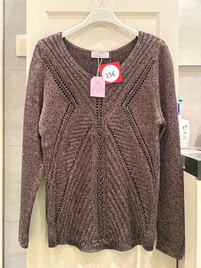 Nouveau magnifique pull de couleur bronze de Cassis (S)., Vêtements | Femmes, Neuf, Cassis, Taille 36 (S), Brun