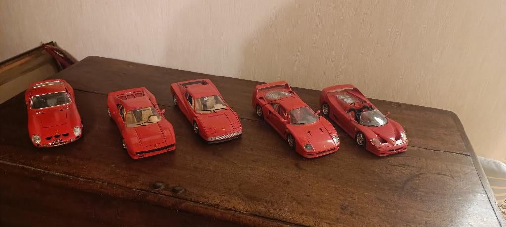 Burago 1/18 ferrari's, Enlèvement, Burago