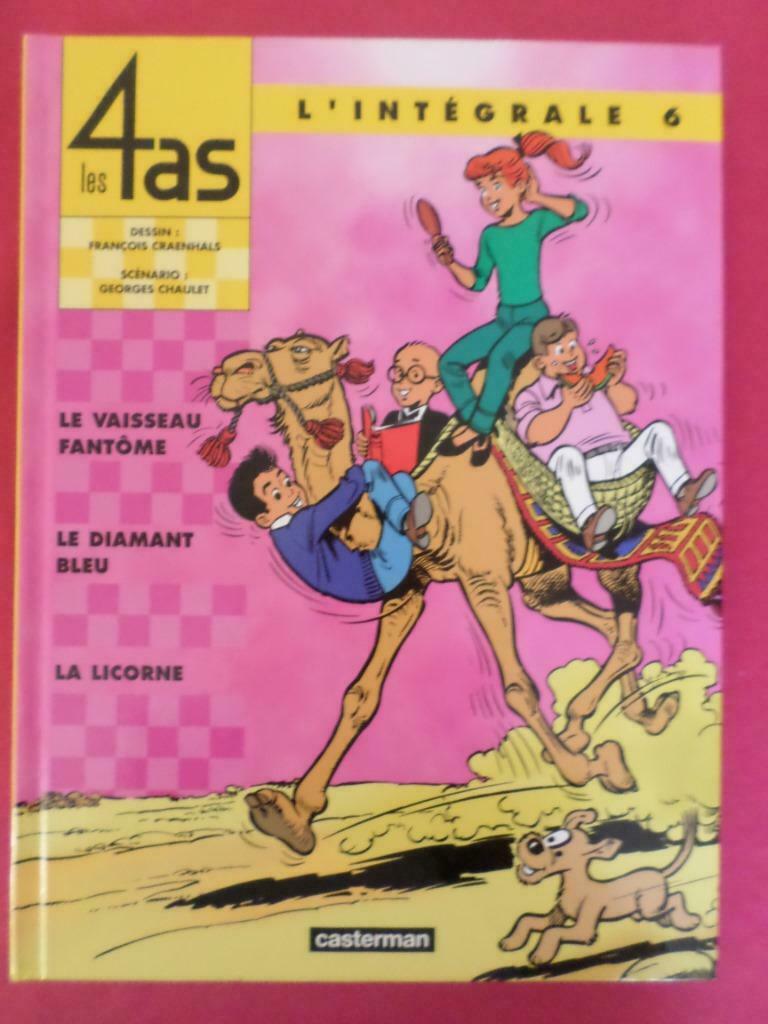 Les 4 as l'intégrale n°6, 3 aventures EO 2003, Livres, BD, Plusieurs BD, Enlèvement ou Envoi, Comme neuf