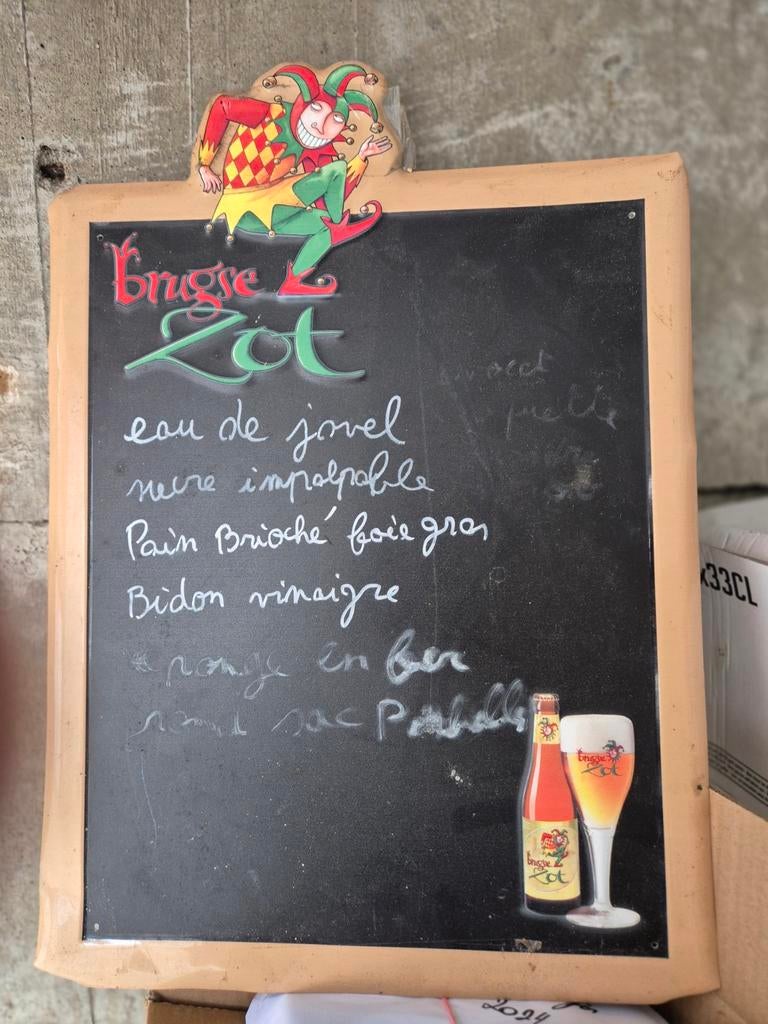 Brugse zot metalen plaat, Collections, Enlèvement ou Envoi