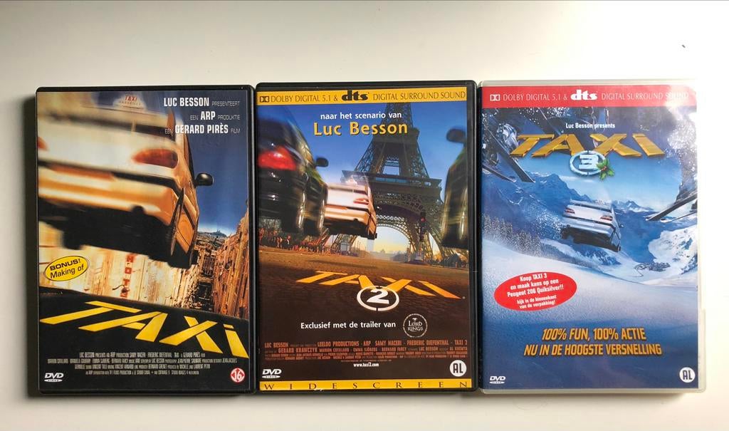 Taxi set DVD, Enlèvement ou Envoi, Comme neuf