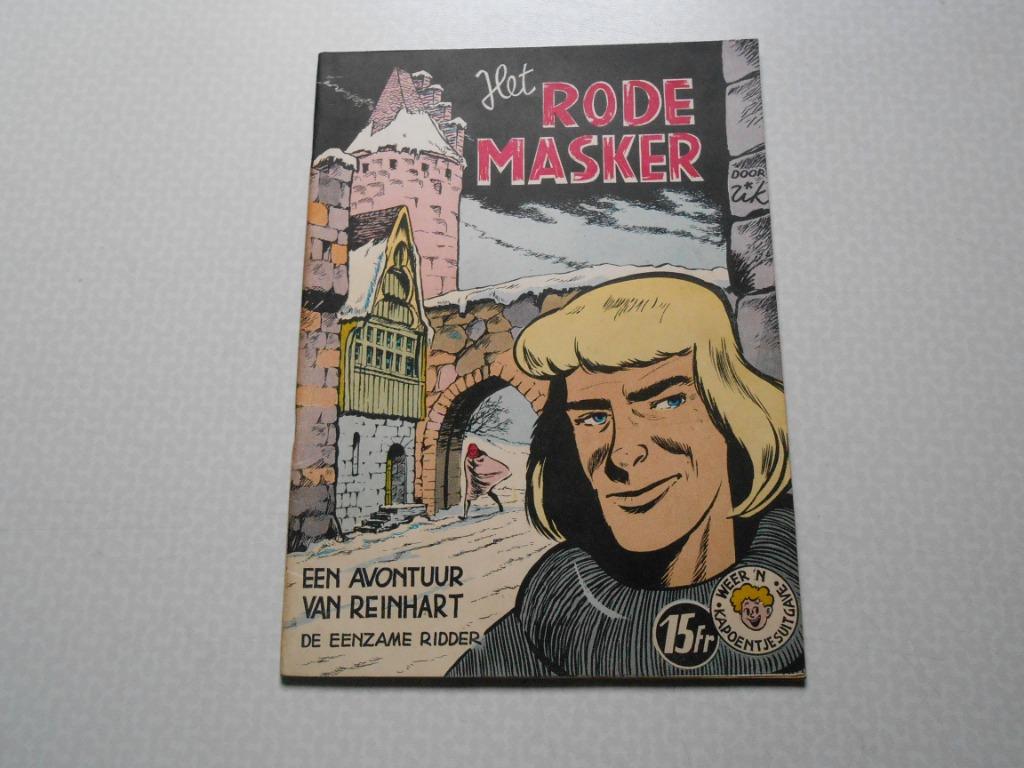 ridder reinhart 5 Het rode masker 1960 1 st druk., Enlèvement ou Envoi, Une BD, Rik Clément, Comme neuf