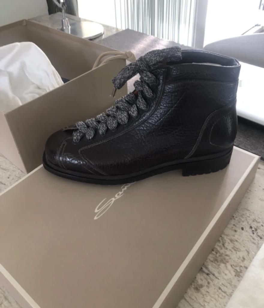 SANTONI Bottines brunes neuves 42, Vêtements | Hommes, Chaussures, Neuf, Bottes, Enlèvement ou Envoi, Brun