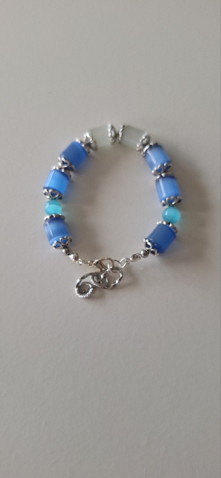 Armband halfedelstenen, Handtassen en Accessoires, Verzenden, Nieuw, Blauw, Armband