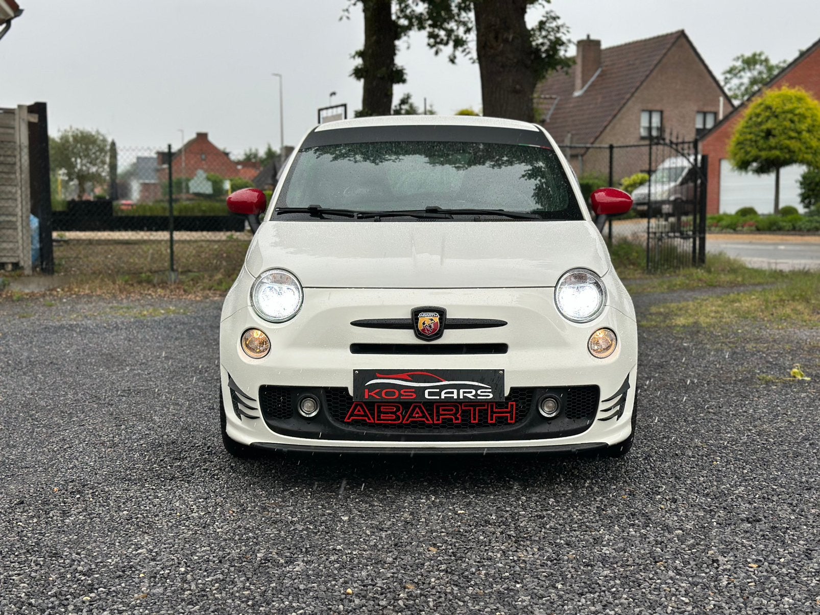 Fiat Abarth 500/1.4i Turbo/2009/190Pk, Auto's, Fiat, Voorwielaandrijving, 4 zetels, Stof, Zwart