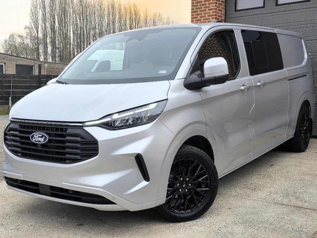 Ford Transit Custom Limited - 2025 NIEUW 0KM - DubCab 5Zits, Auto's, Stof, 2500 kg, 170 kW, USB