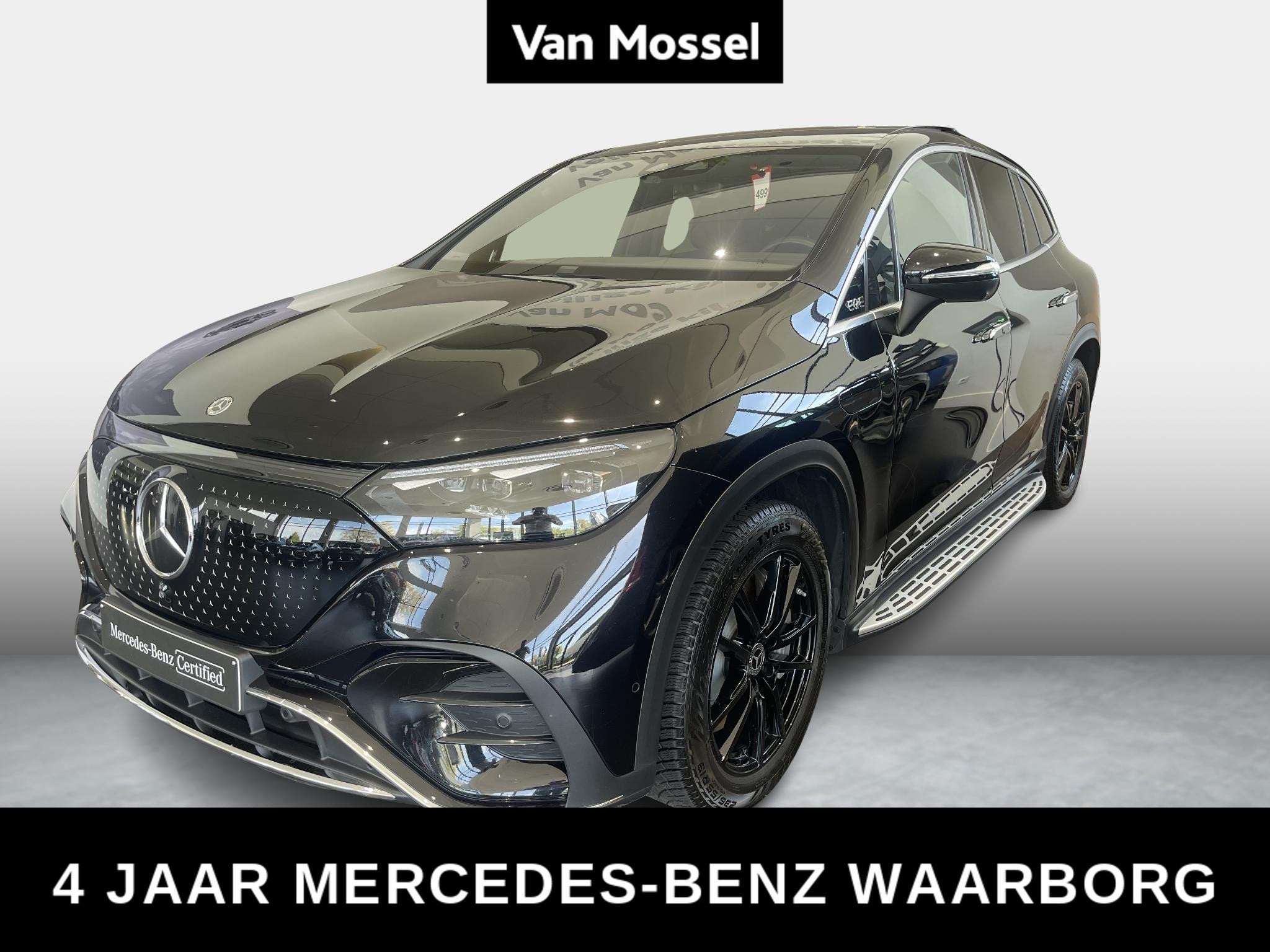 Mercedes-Benz EQE SUV 350 4M AMG Line + AIRMATIC + TREKHAAK, Stof, Zwart, 96 kWh, https://public.car-pass.be/vhr/383266fa-a418-4308-8a7d-39df3d8e4705