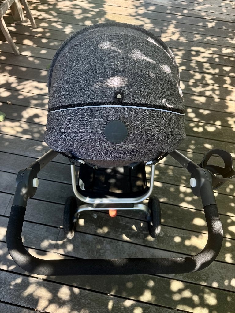 Stokke Trailz All-Terrain Kinderwagen (Grijs Melange), Kinderen en Baby's, Luchtbanden, Zo goed als nieuw, Ophalen, Kinderwagen
