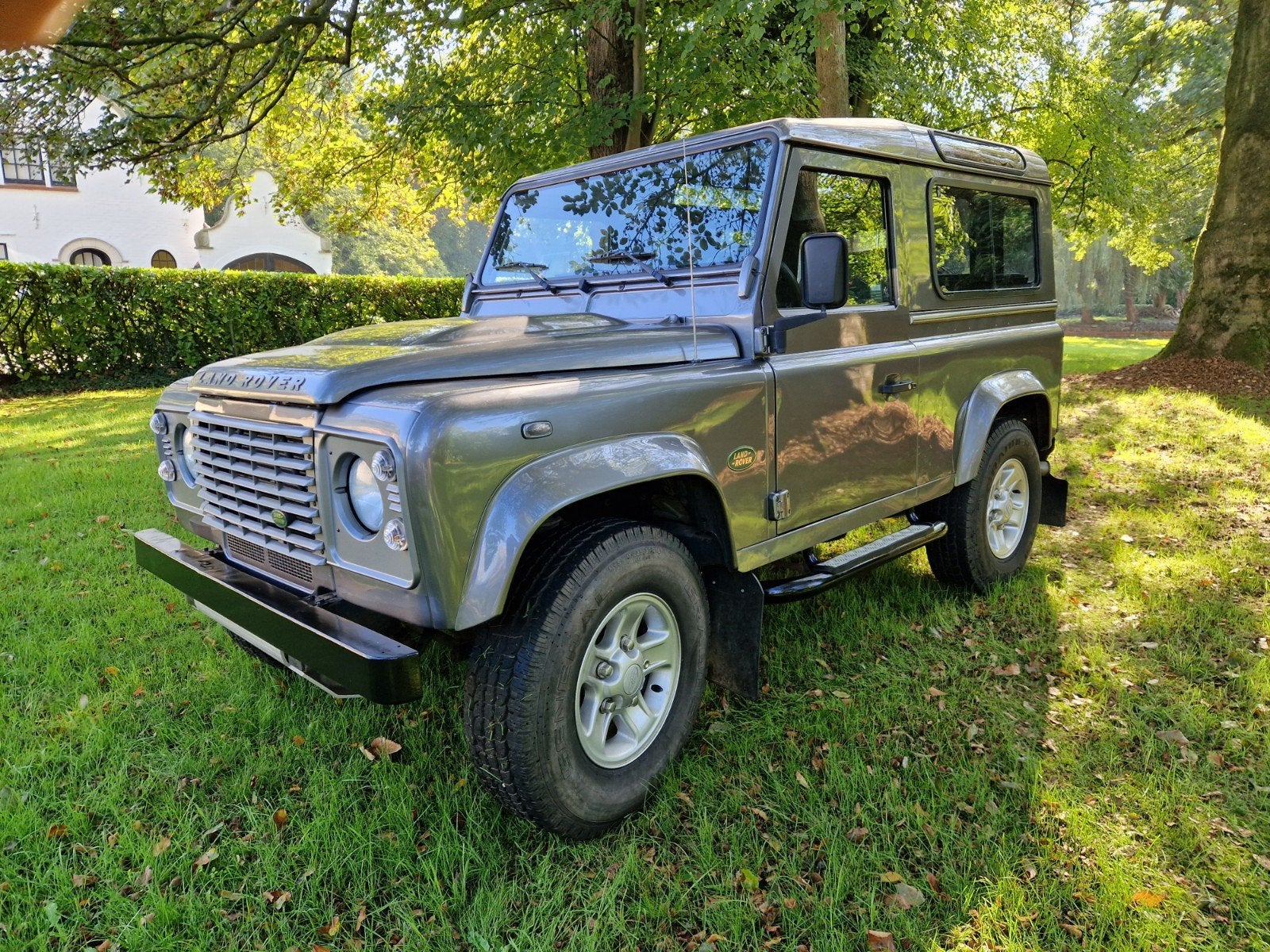 Defender 90 TD4 - 60.000km, Auto's, Zwart, Leder en Stof, Defender, Vierwielaandrijving