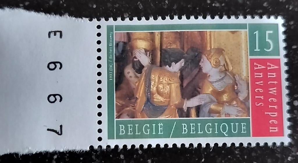 Timbre de Belgique non estampillé, Enlèvement ou Envoi