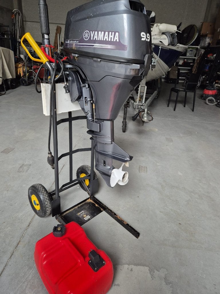 Bootmotor Yamaha 9.9pk, 4 stroke, Ophalen, Gebruikt