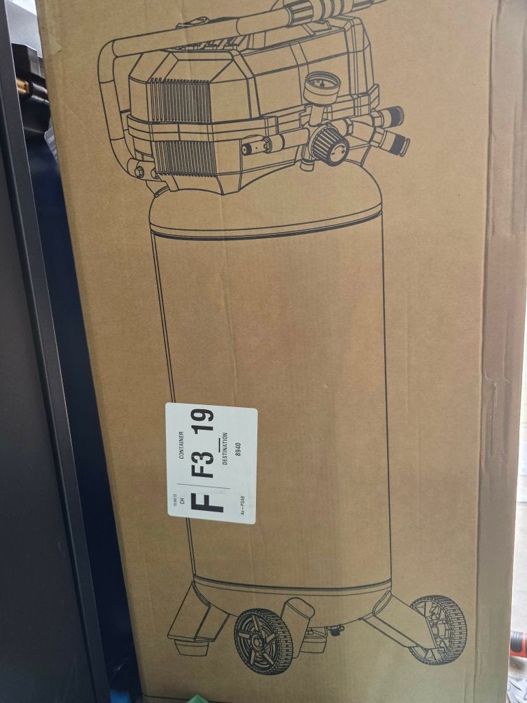 lucht compressor, 10 bar of meer, Nieuw, Ophalen of Verzenden, 25 tot 100 liter