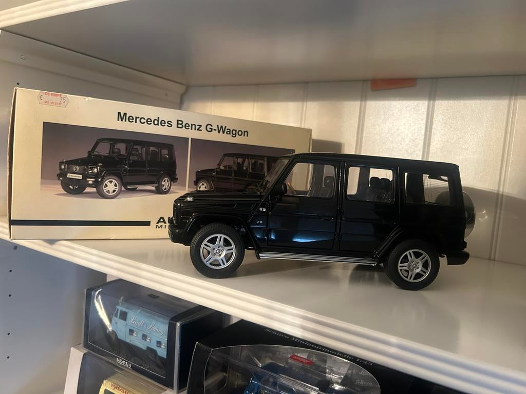 Mercedes benz G wagon e( autoart), Ophalen