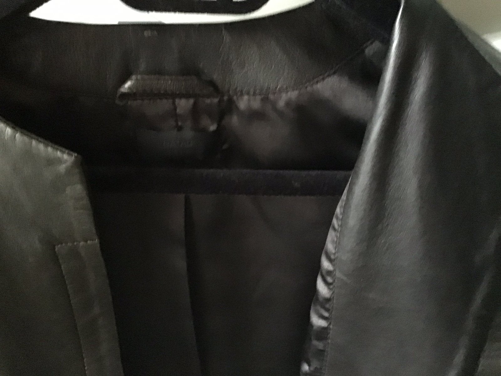 Veste en cuir marron Natan, Taille 38/40 (M), Brun, Enlèvement, Porté
