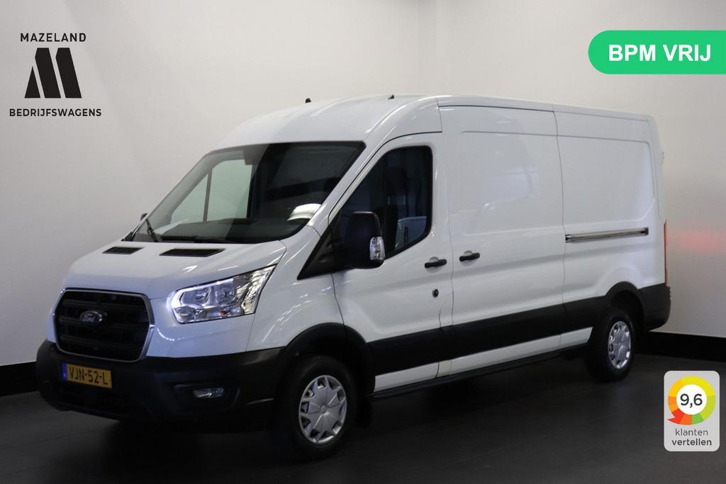Ford Transit 2.0 TDCI L3H2 2x schuifdeur EURO 6 - Airco - Cr, Auto's, Parkeersensor, Wit, Bedrijf, Ford