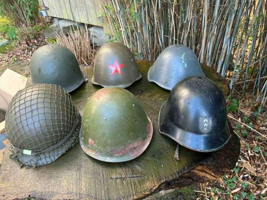 lot de casque, Collections, Objets militaires | Général, Autres, Enlèvement ou Envoi