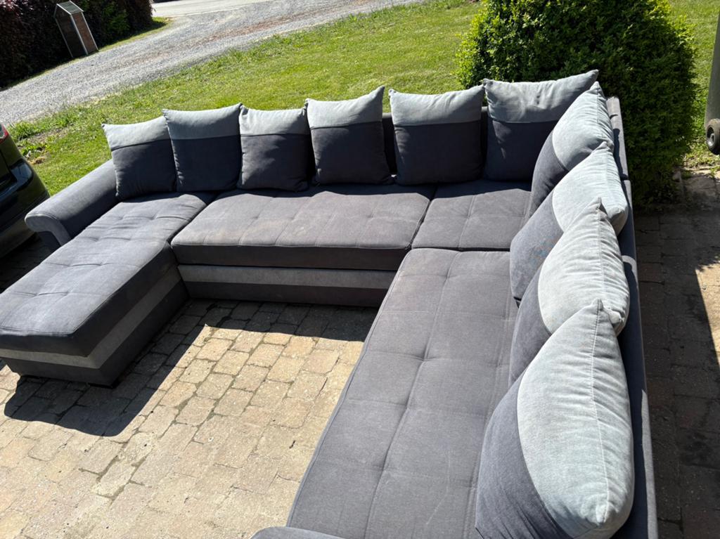 Grand canapé d’angle, Maison & Meubles, Canapés | Salons, 150 cm ou plus, 300 cm ou plus, Quatre personnes ou plus, Enlèvement