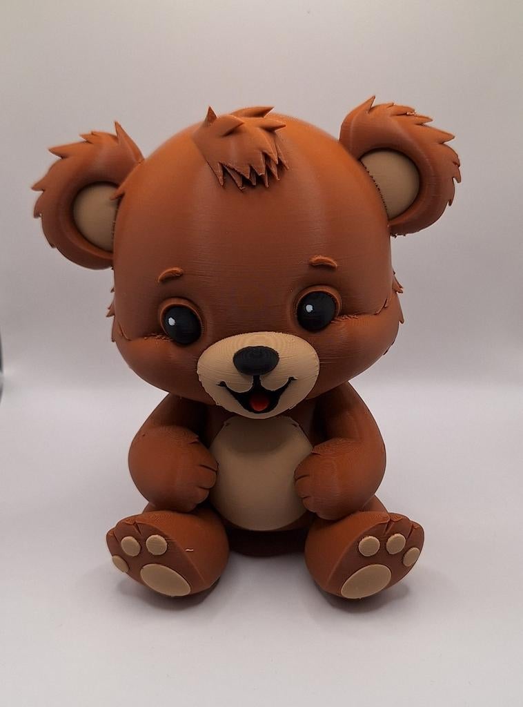 3D‑Printed Teddy Bear Figurine, Enlèvement, Neuf