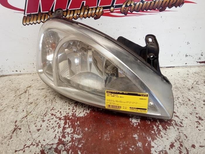 Koplamp rechts van een Opel Combo, Gebruikt, -, -, Opel