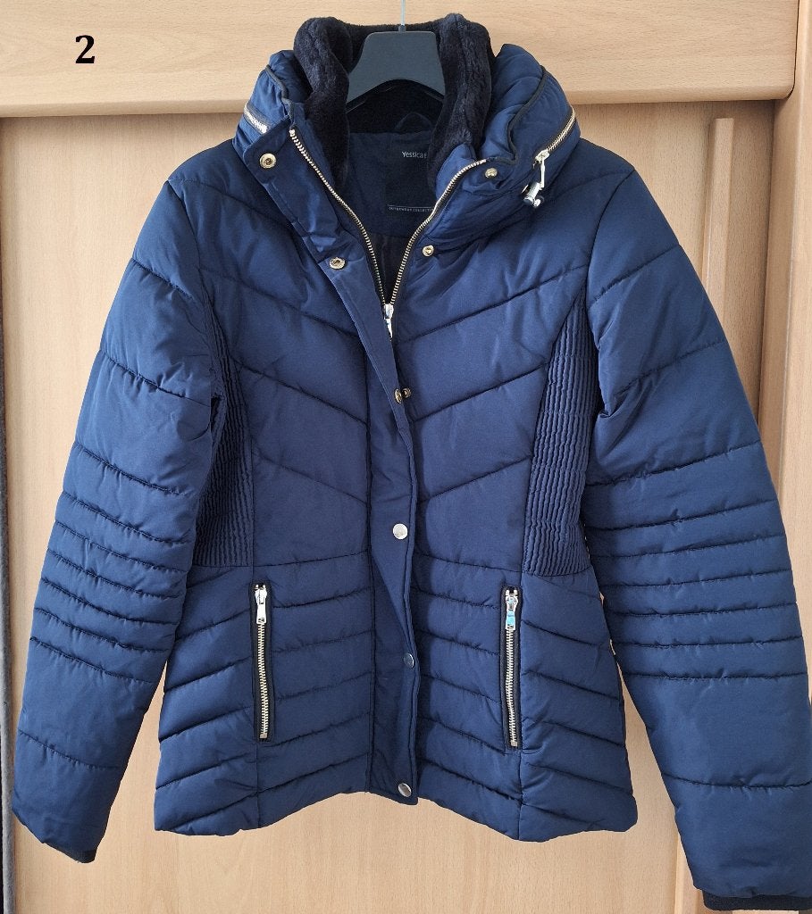 Winterjas, Kleding | Dames, Blauw, Zo goed als nieuw, C&A, Ophalen