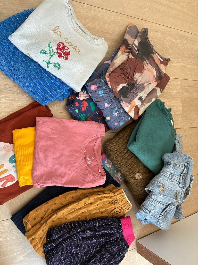 Pakket meisjeskledij maat 110 (herfst/winter), Ophalen of Verzenden, Gebruikt, Meisje, Setje