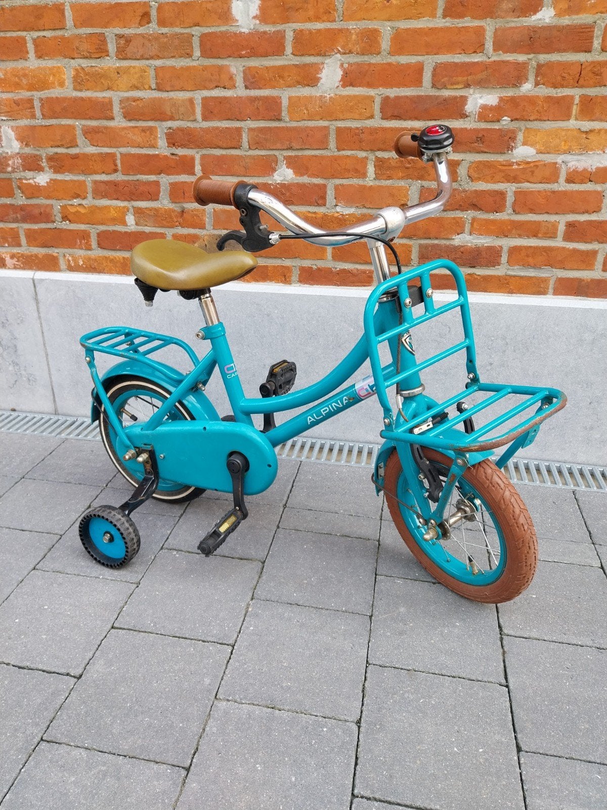 Kinderfiets 12,5 inch., Fietsen en Brommers, Fietsen | Kinderfietsjes, Ophalen, Terugtraprem, Zijwieltjes, Alpina