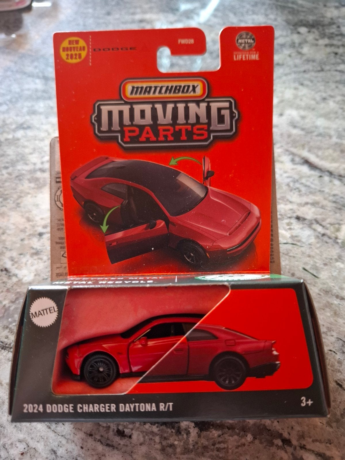 Matchbox moving parts Dodge charger daytona, Enlèvement ou Envoi, Neuf