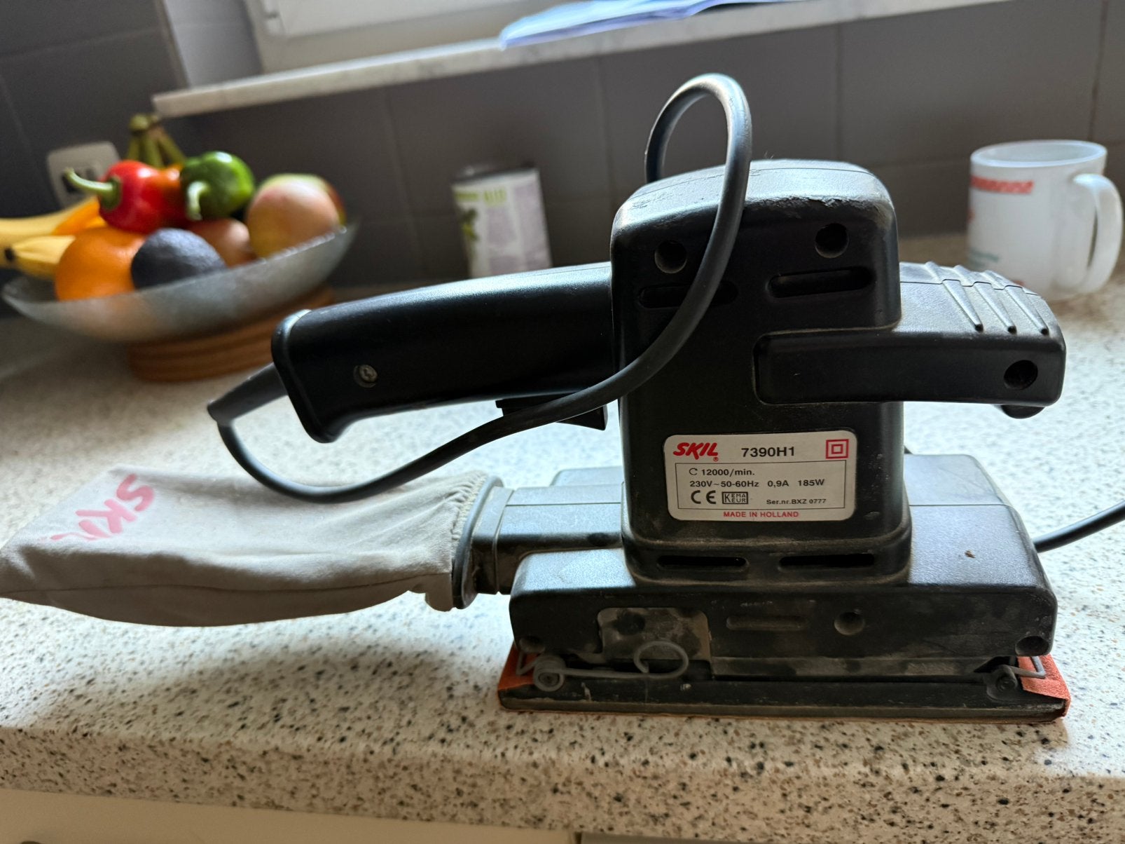 SKIL vlakschuurmachine 7390H1 – 185 W, Ophalen of Verzenden, Zo goed als nieuw