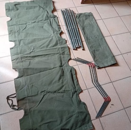 Lit de camp modèle bas - ABL, Collections, Enlèvement ou Envoi, Armée de terre, Autres types