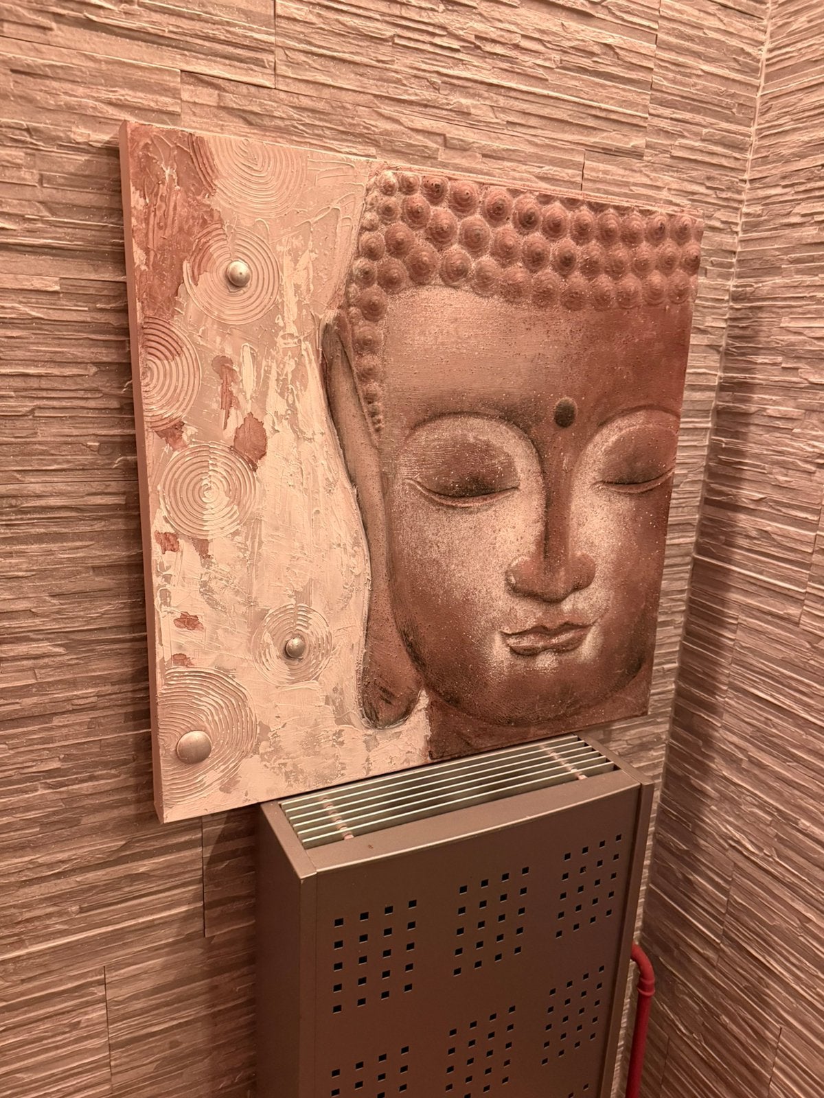 Schilderij van Boeddha  De maat staat op de foto, Huis en Inrichting, Woonaccessoires | Boeddhabeelden, Ophalen, Zo goed als nieuw