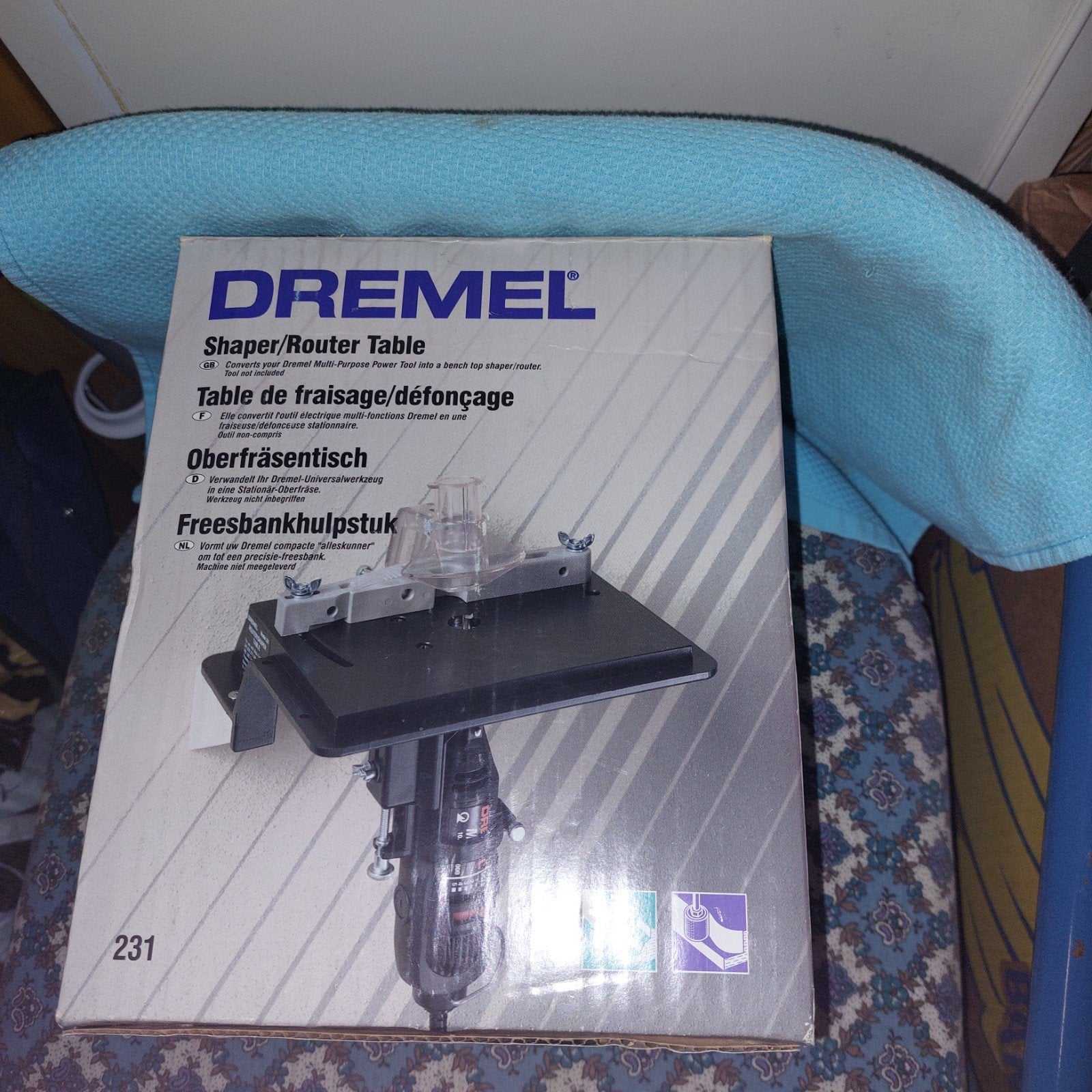 Dremel freesbank hulpstuk, Enlèvement