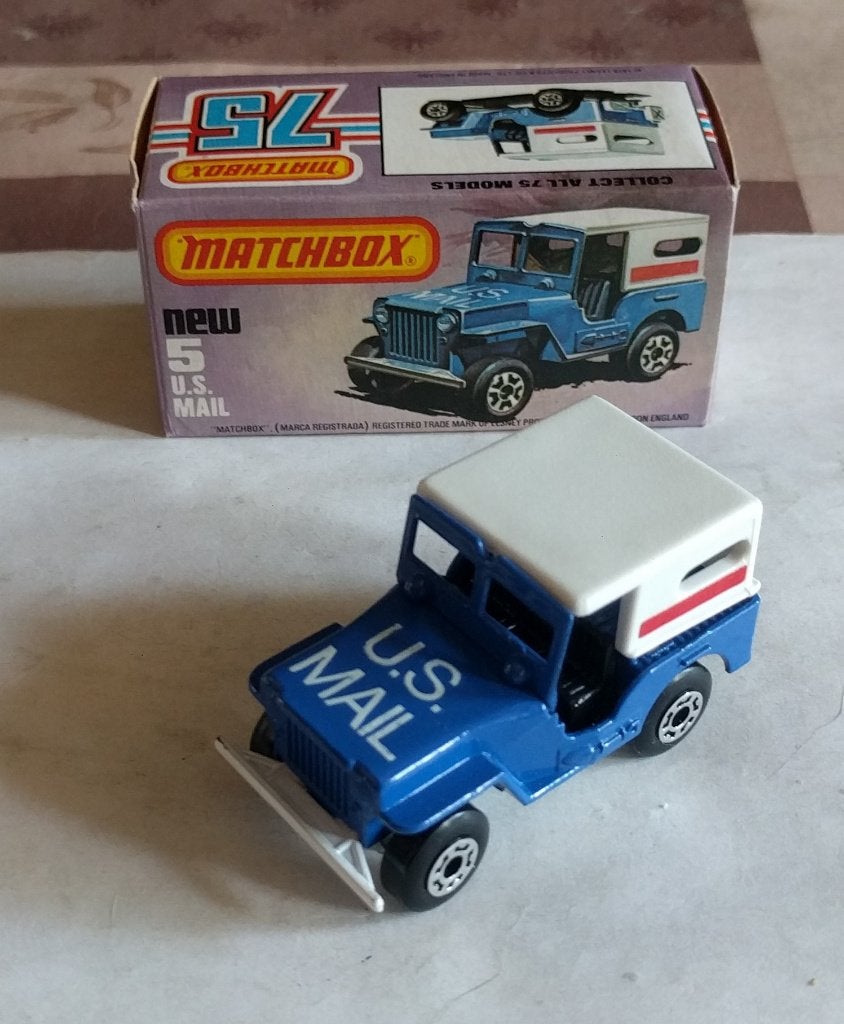Matchbox #5 US Mail, Ophalen of Verzenden, Zo goed als nieuw, Auto