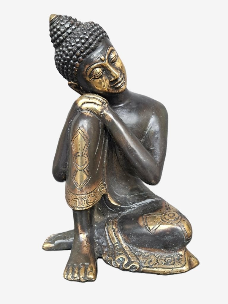 Bronzen beeld/Zen Buddha in rust/Azië, Huis en Inrichting, O, Nieuw, Ophalen of Verzenden, Olibanshee@hotmail.com