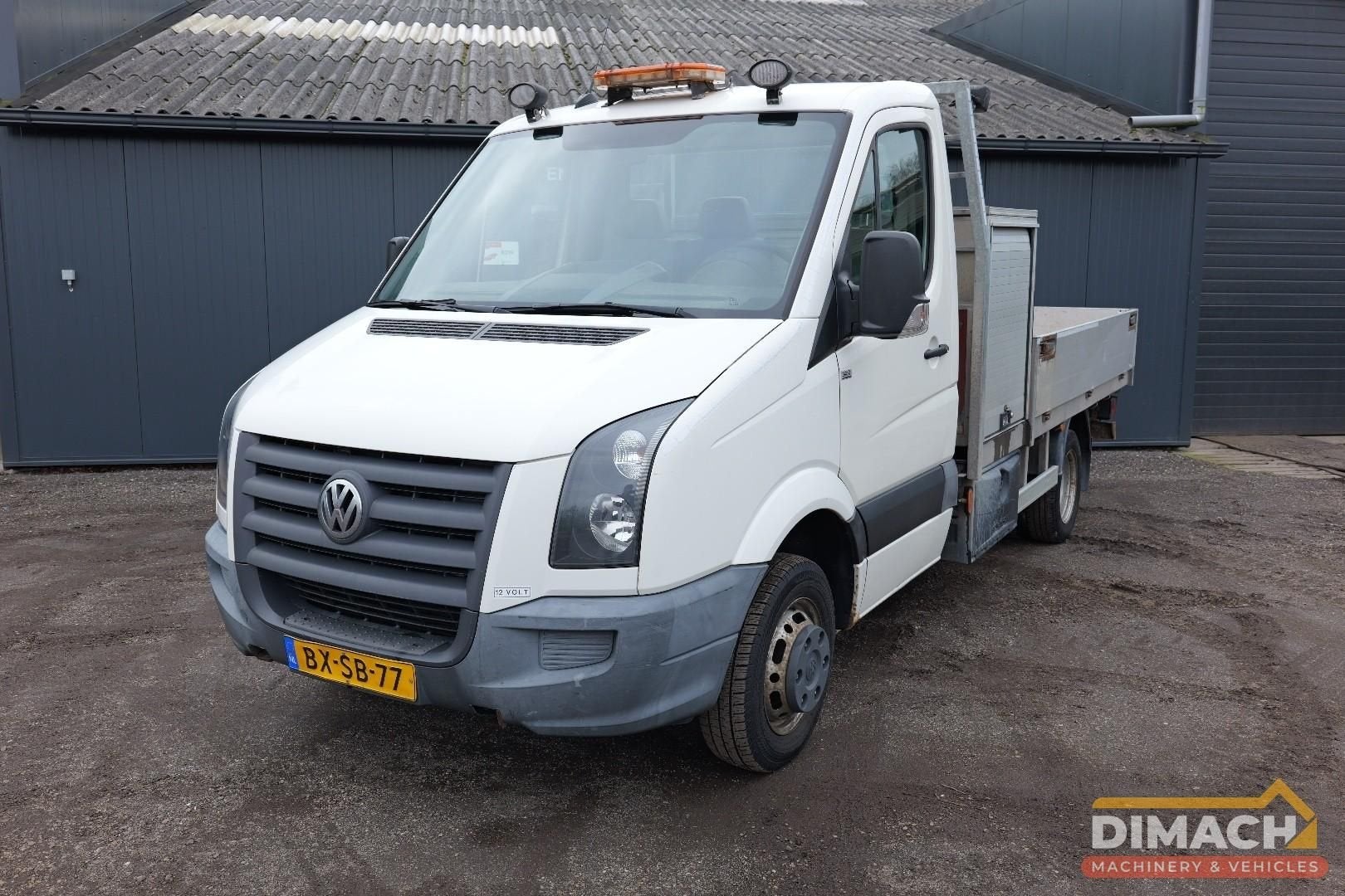 Volkswagen CRAFTER Euro 5 - Crafter 2.5 L  - 5 cil. - airco, Auto's, Wit, Bedrijf, Diesel, Airconditioning