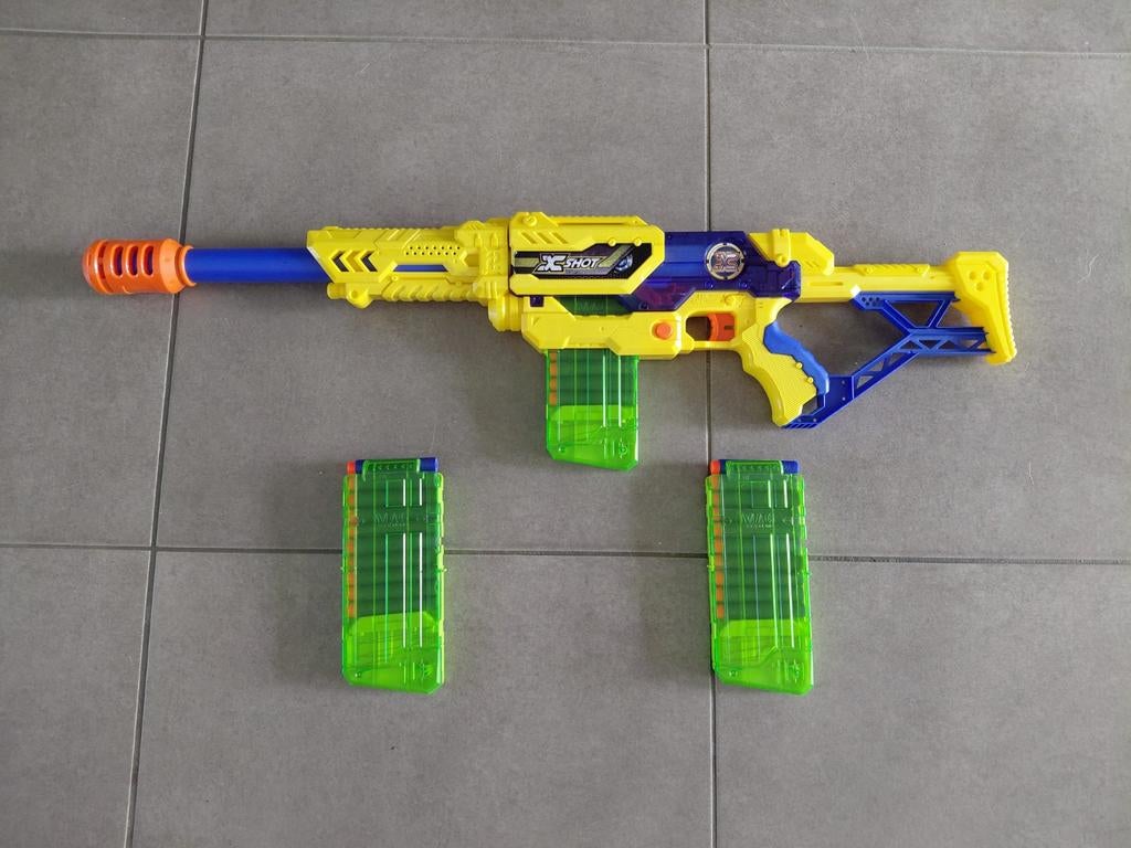 X shot rifle + 3 magazijnen, 30 kogels, Ophalen of Verzenden