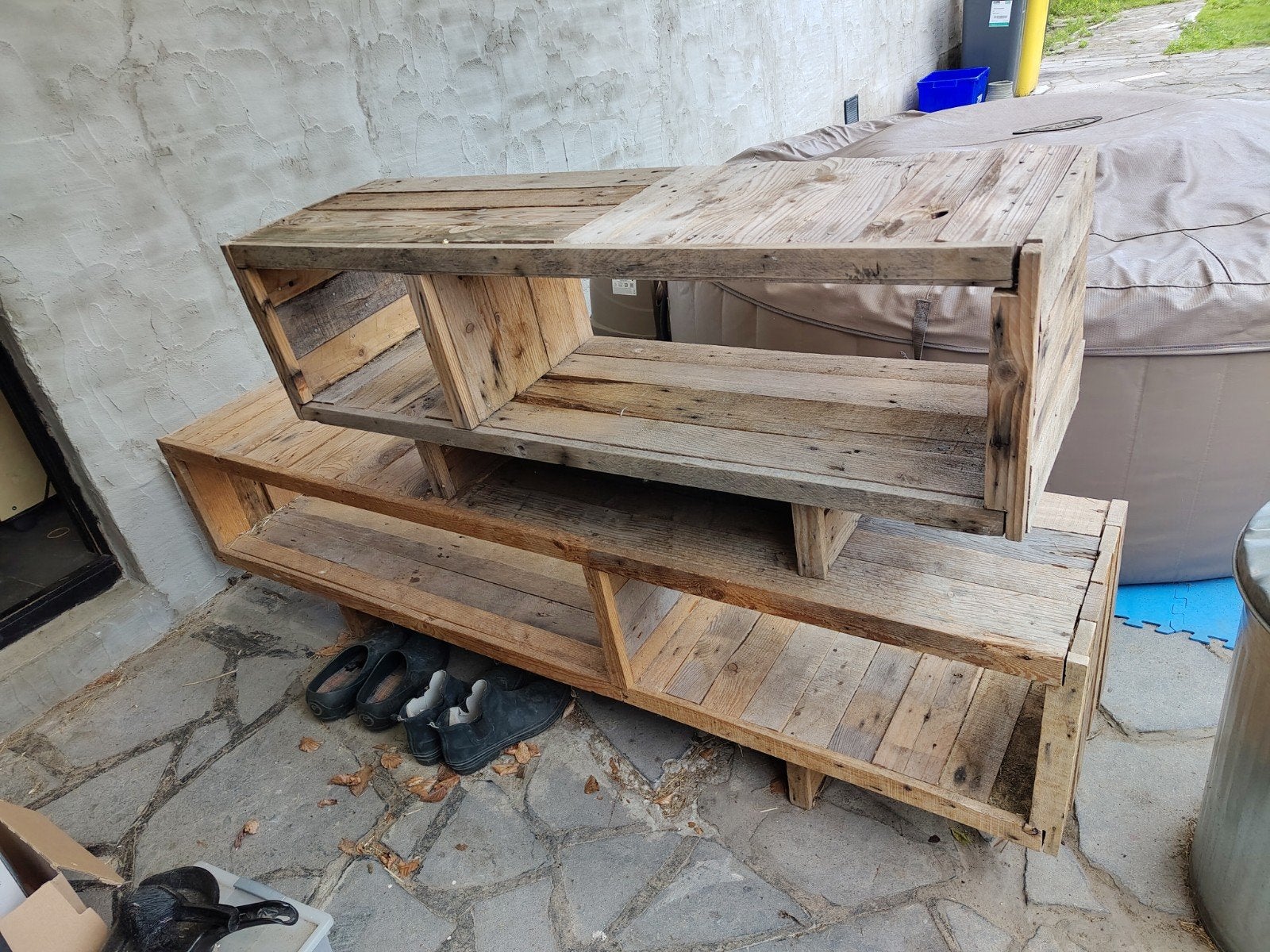 Lage kast dressoir, Ophalen