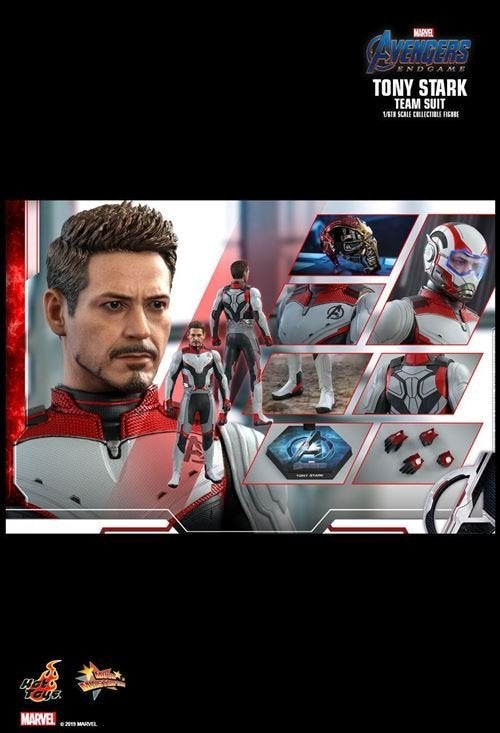 Hot Toys - MMS537 - Avengers Endgame - Tony Stark Team Suit, Ophalen of Verzenden, Nieuw