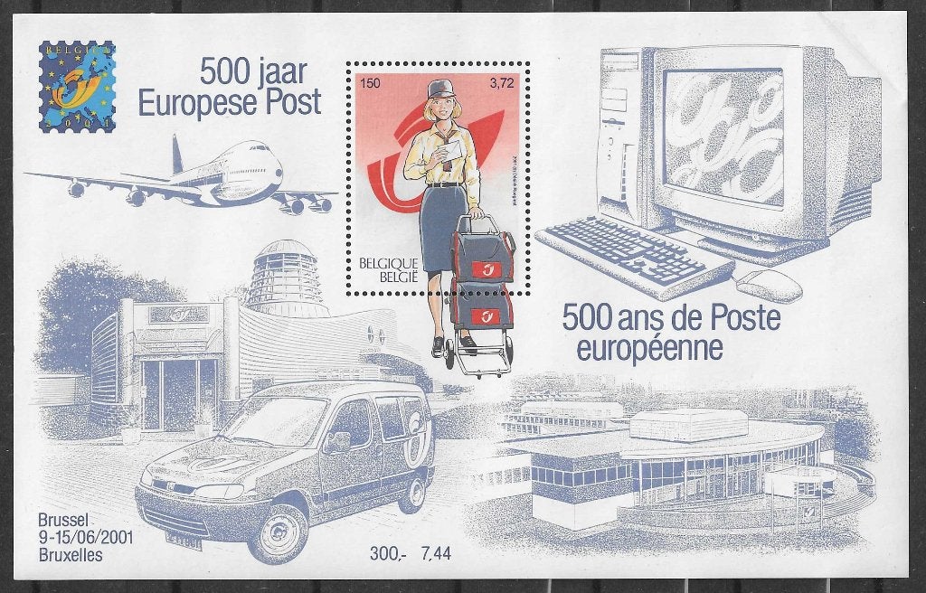 Belgique OPC BL91 Belgica 2001 - Poste européenne **, Enlèvement ou Envoi, Non oblitéré, Neuf