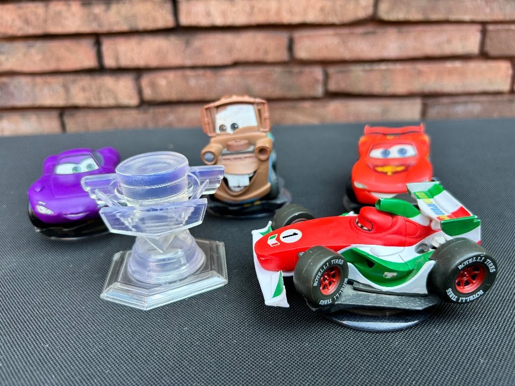 Complete Disney Infinity 1.0 Cars Set Bliksem McQueen, Takel, Enlèvement ou Envoi, Nintendo, Comme neuf